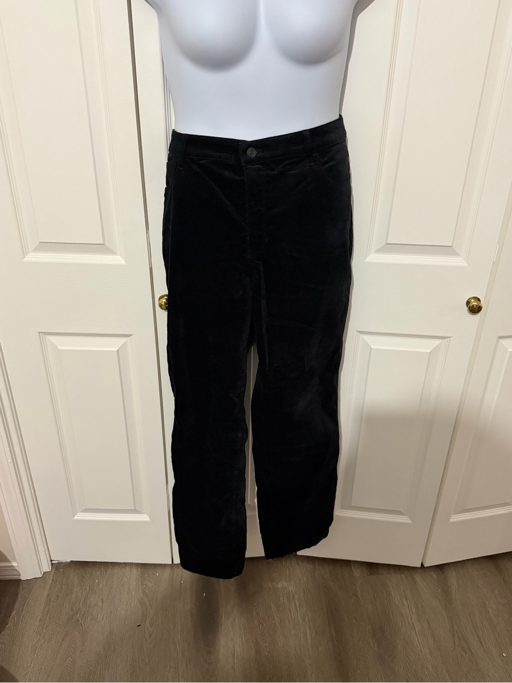 Nwt Talbots  Black velveteen Pants - 18w